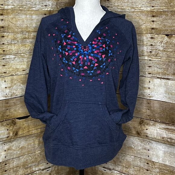 COLUMBIA  CASUAL CLASSIC EVERYDAY WEAR WARM COLORFUL PULLOVER HOODIE SZ. LARGE - Picture 1 of 6